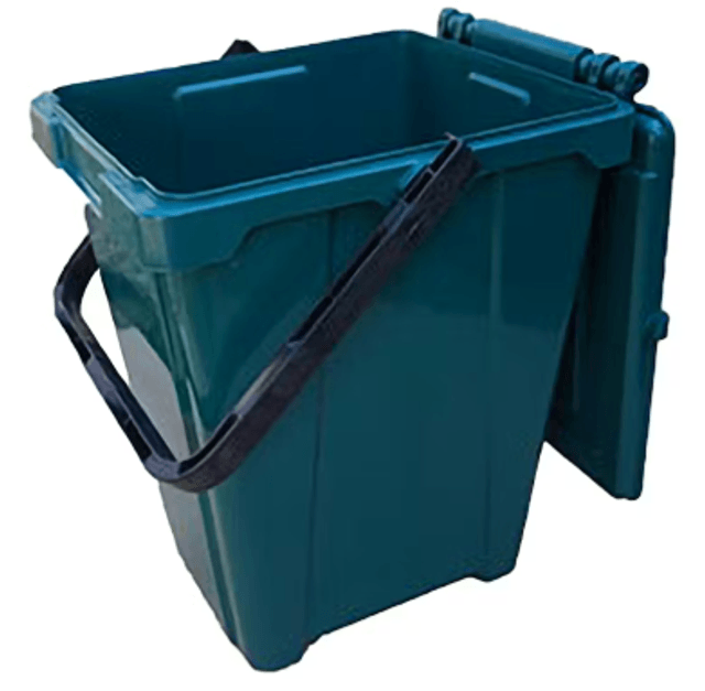 Green Food Waste Kitchen Caddie