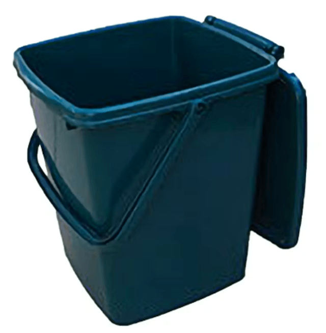 Green Food Waste Kitchen Caddie